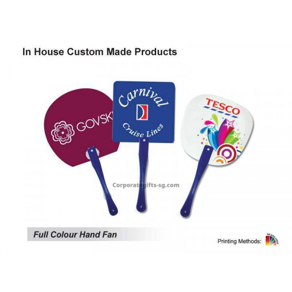 Full Color Hand Fan In House Custom Made Products